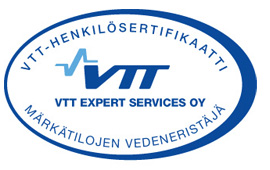 VTT-henkilösertifikaatti logo